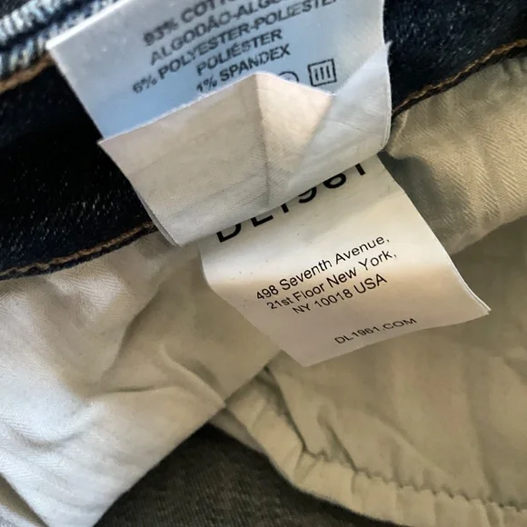 DL1961 NWT $269 Mara Mid-Rise Ankle Instasculpt Jeans Size 34 Fits Like a 31 - Picture 7 of 12